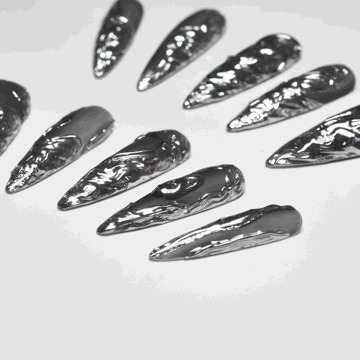 Silver Night - MissSunshineNails