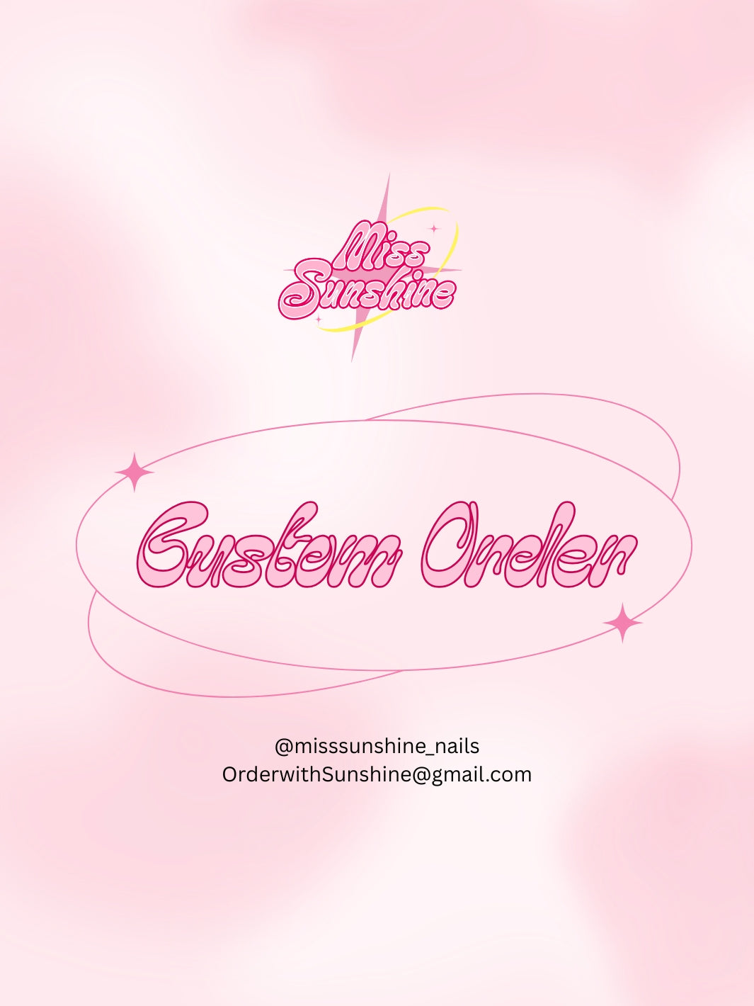 ✨Miss Sunshine Custom Order Press Ons Portfolio✨