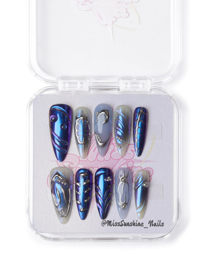 Chrome Blue - MissSunshineNails