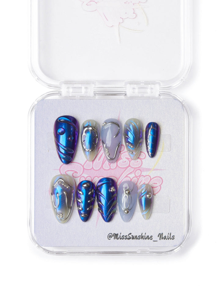 Chrome Blue - MissSunshineNails