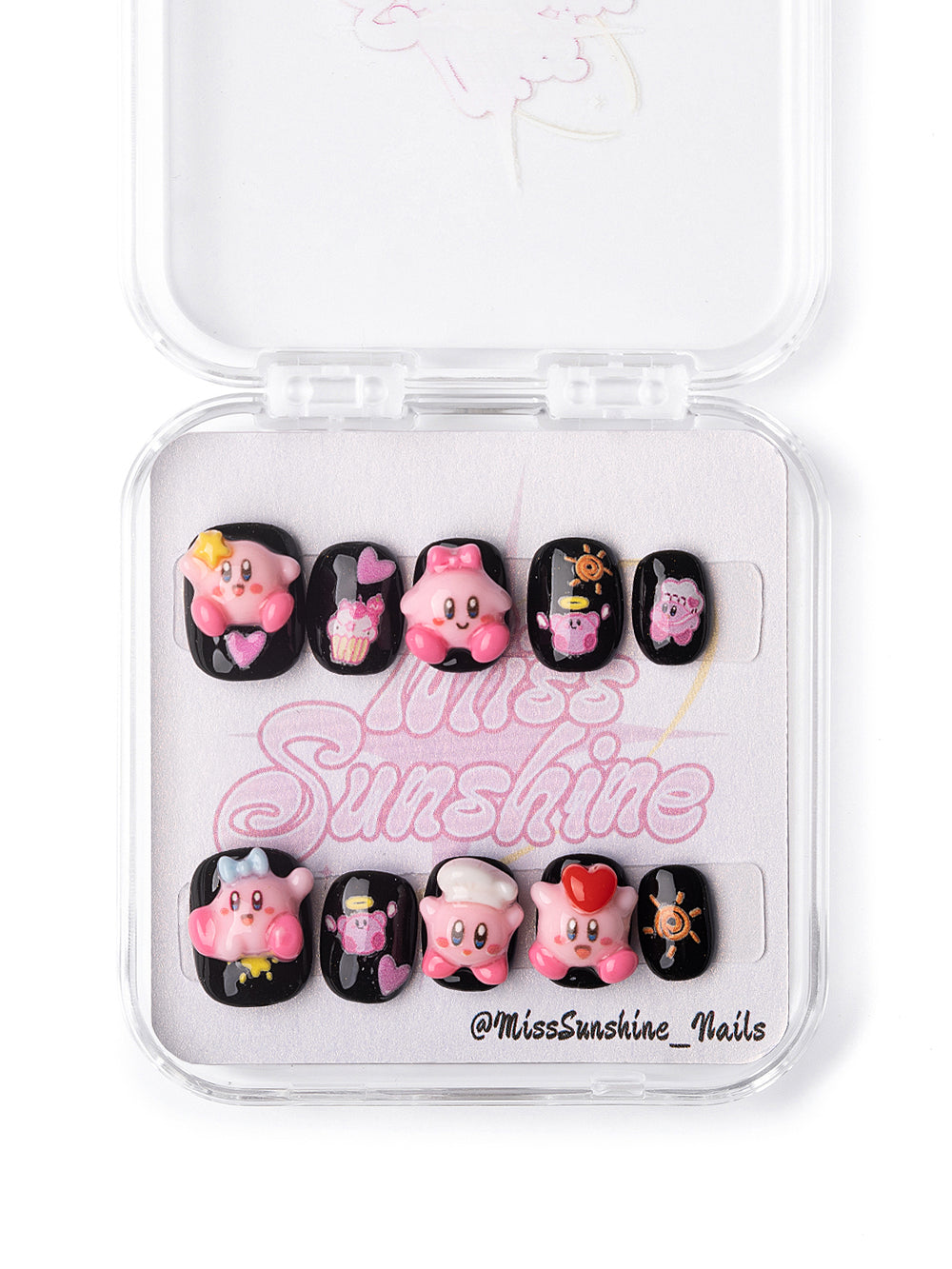 Cooking Angel Kirby extra short square nails