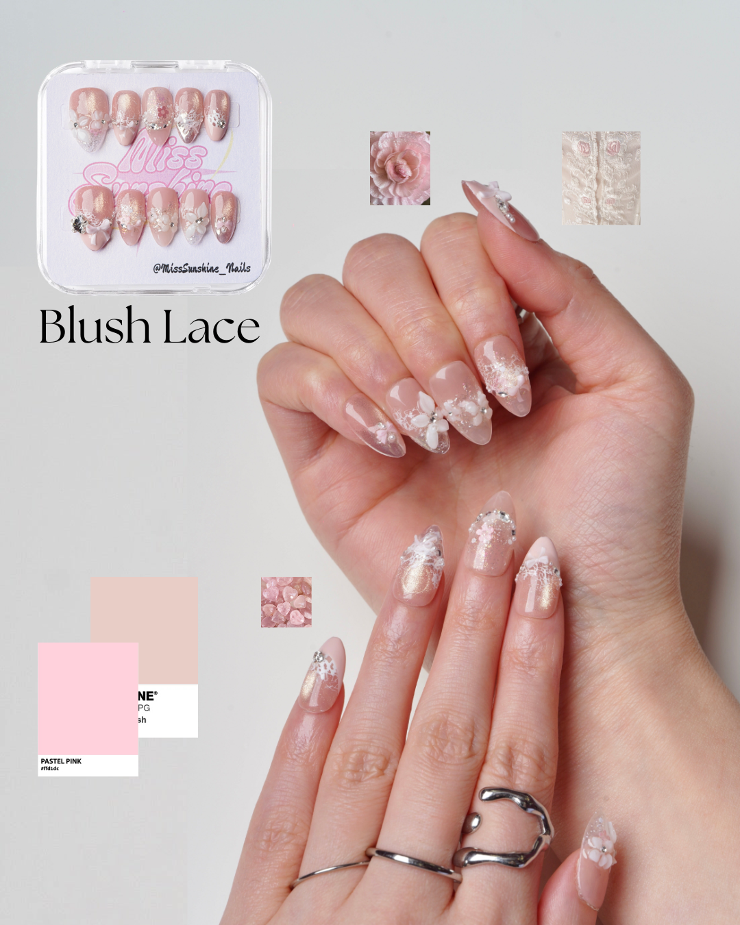 Blush Lace - MissSunshineNails
