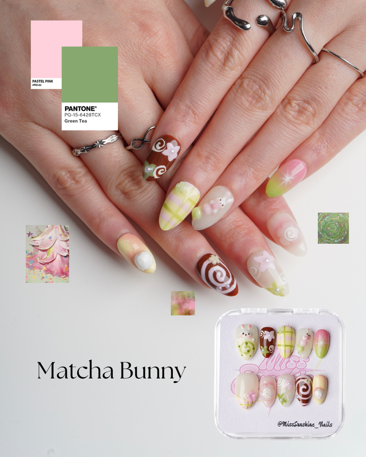 Matcha Bunny - MissSunshineNails