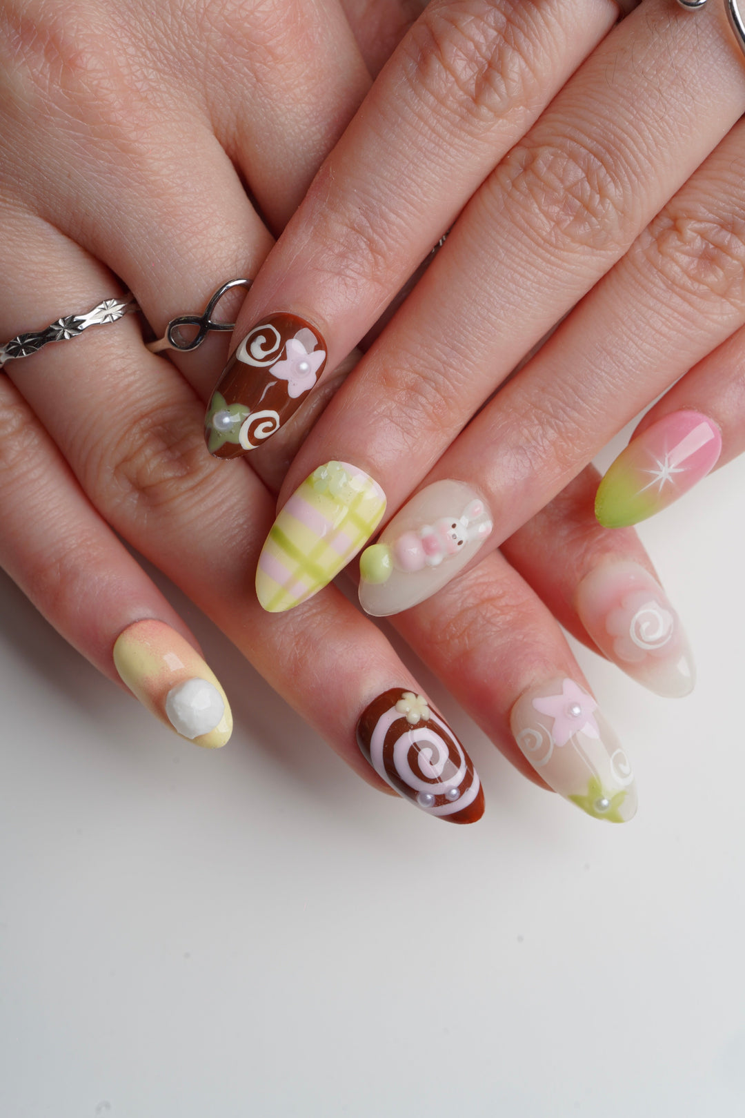 Matcha Bunny - MissSunshineNails