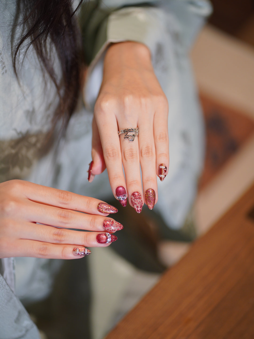 Golden Fortune Bloom - MissSunshineNails