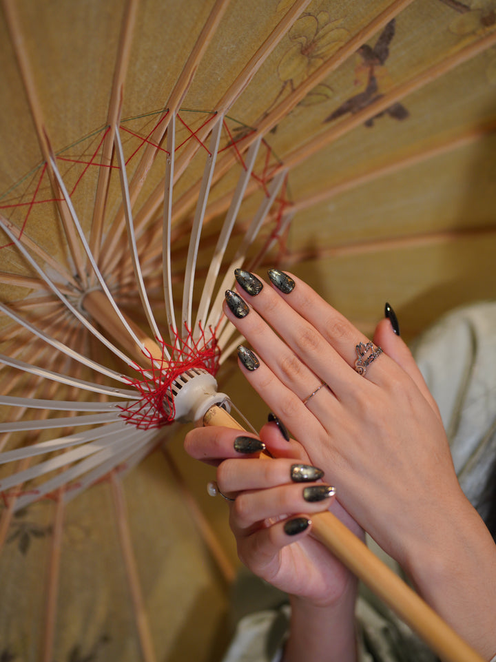 Midnight Bamboo - MissSunshineNails