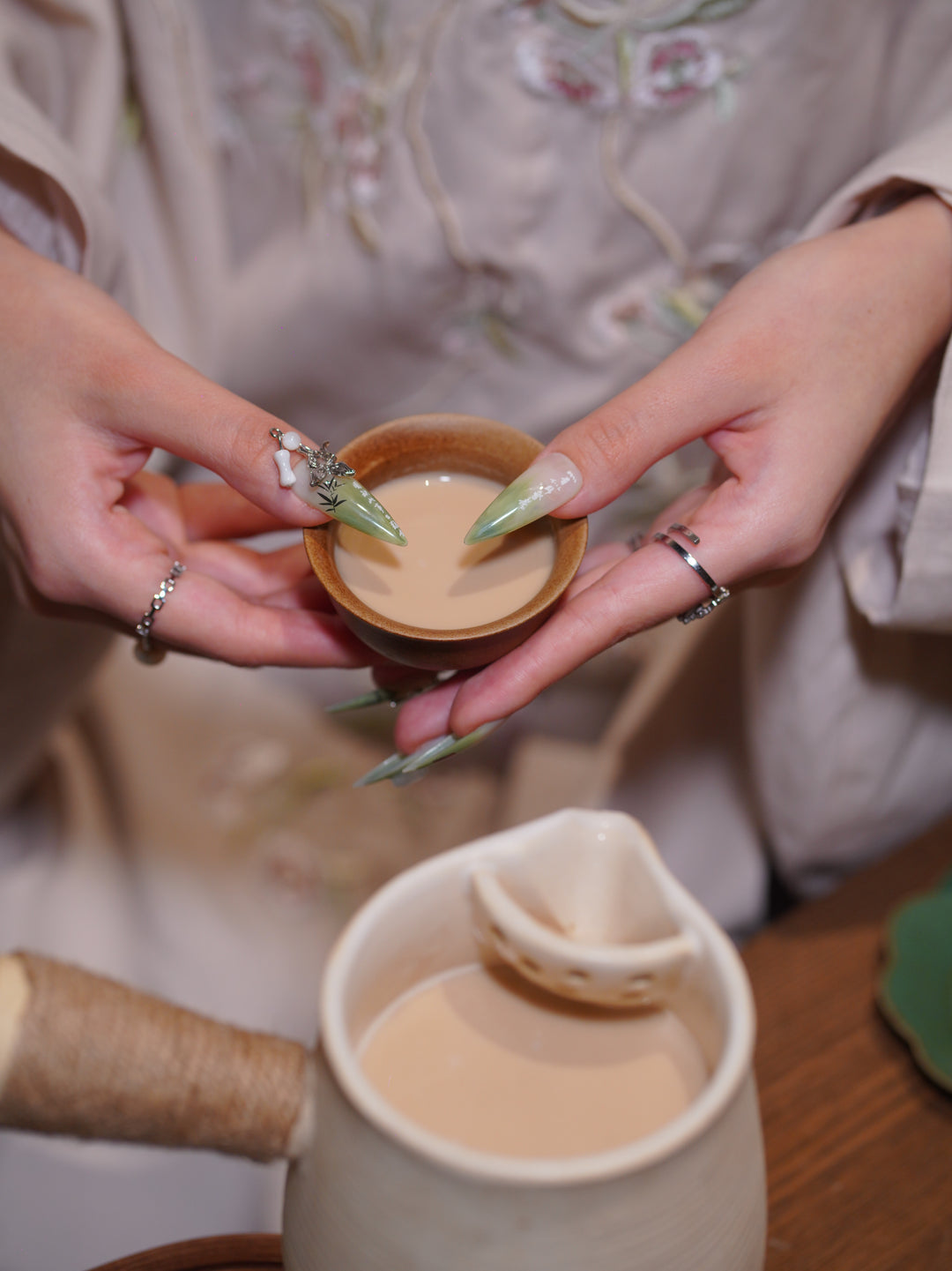 Edgy Jade Butterfly - MissSunshineNails