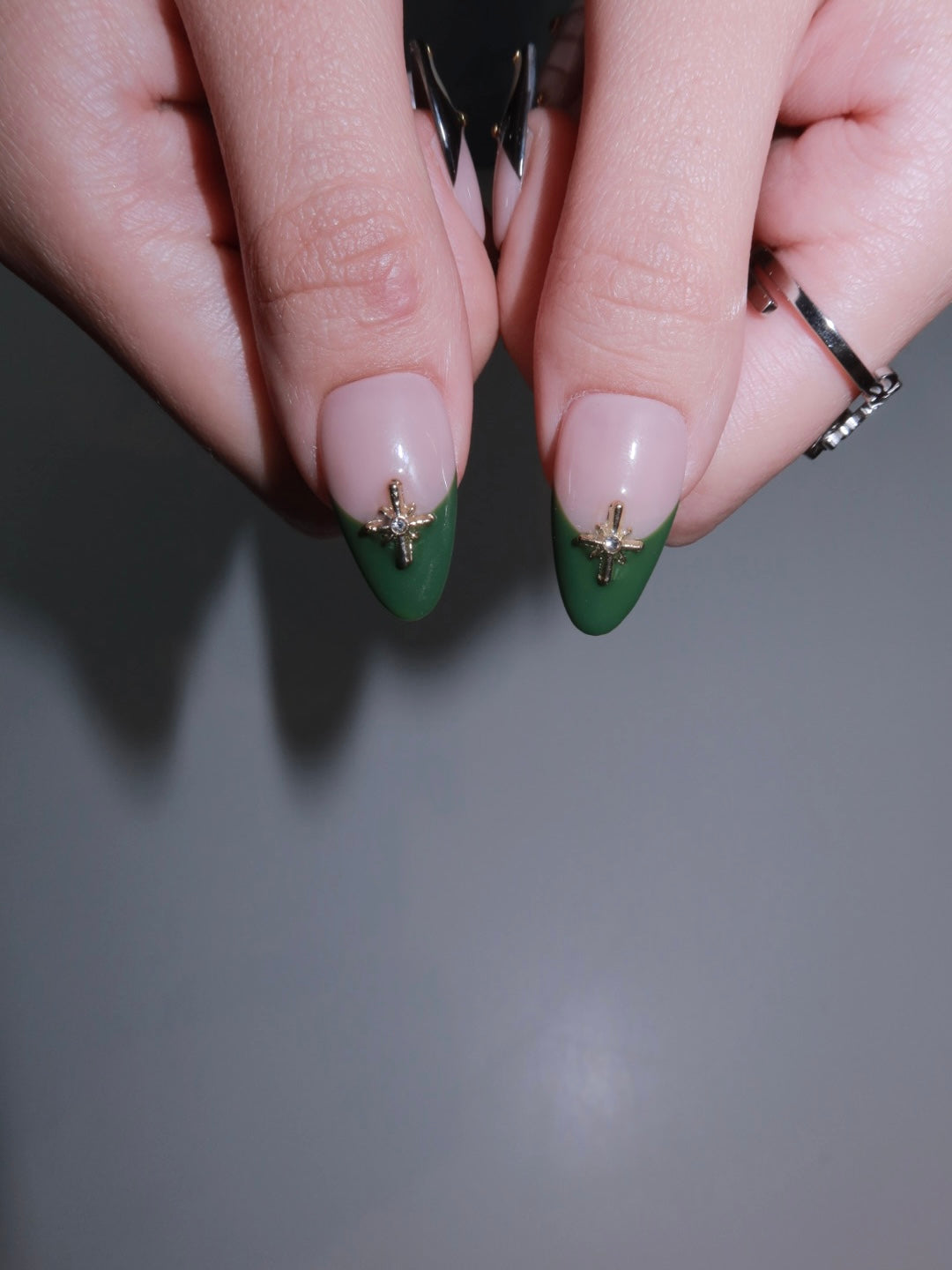 Botanical art short nail set