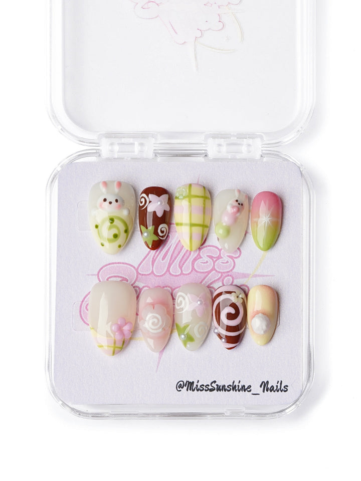 Matcha Bunny - MissSunshineNails