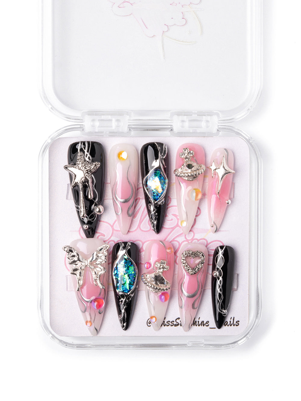 Fancy Fancy bold glam press-on nails