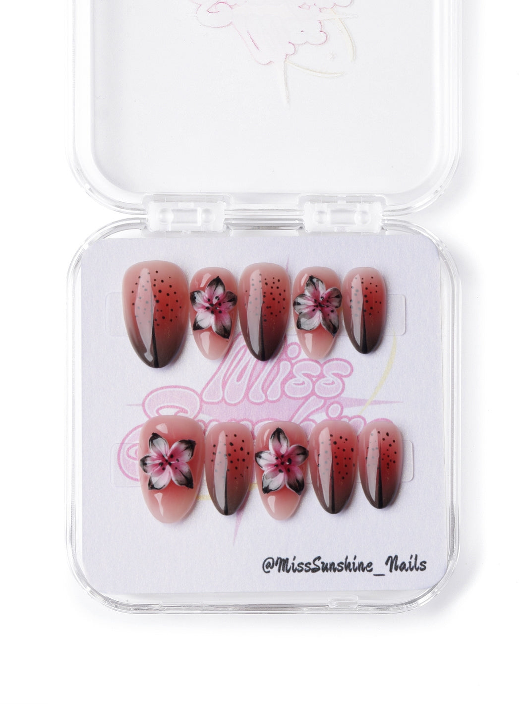 Upside Down Bloom - MissSunshineNails